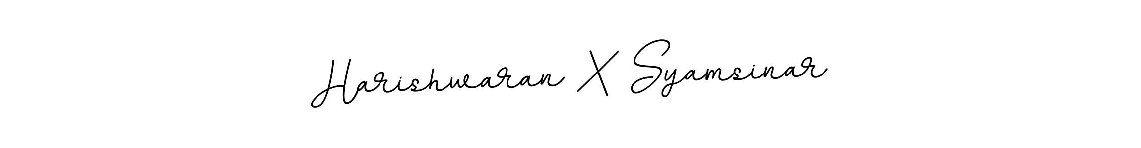 Harishwaran X Syamsinar stylish signature style. Best Handwritten Sign (BallpointsItalic-DORy9) for my name. Handwritten Signature Collection Ideas for my name Harishwaran X Syamsinar. Harishwaran X Syamsinar signature style 11 images and pictures png