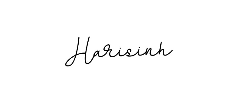 How to make Harisinh name signature. Use BallpointsItalic-DORy9 style for creating short signs online. This is the latest handwritten sign. Harisinh signature style 11 images and pictures png