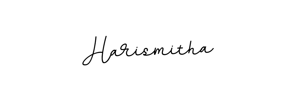 Design your own signature with our free online signature maker. With this signature software, you can create a handwritten (BallpointsItalic-DORy9) signature for name Harismitha. Harismitha signature style 11 images and pictures png