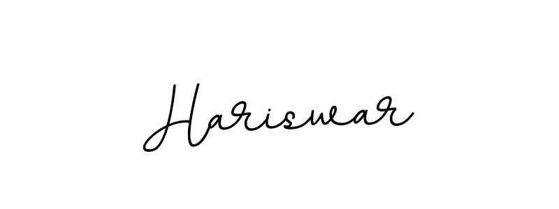 The best way (BallpointsItalic-DORy9) to make a short signature is to pick only two or three words in your name. The name Hariswar include a total of six letters. For converting this name. Hariswar signature style 11 images and pictures png