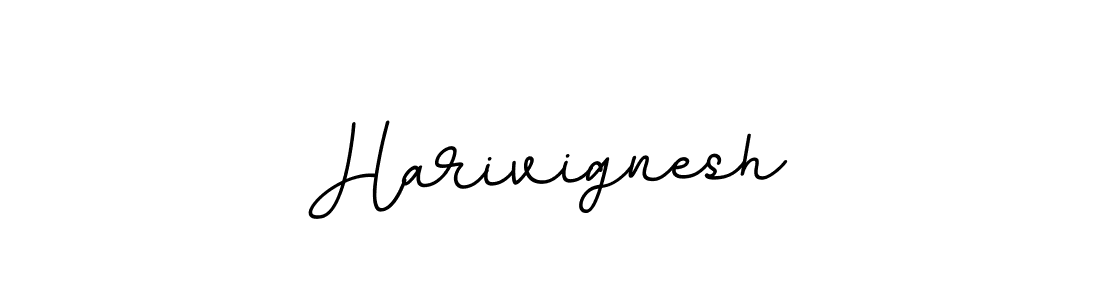 Create a beautiful signature design for name Harivignesh. With this signature (BallpointsItalic-DORy9) fonts, you can make a handwritten signature for free. Harivignesh signature style 11 images and pictures png