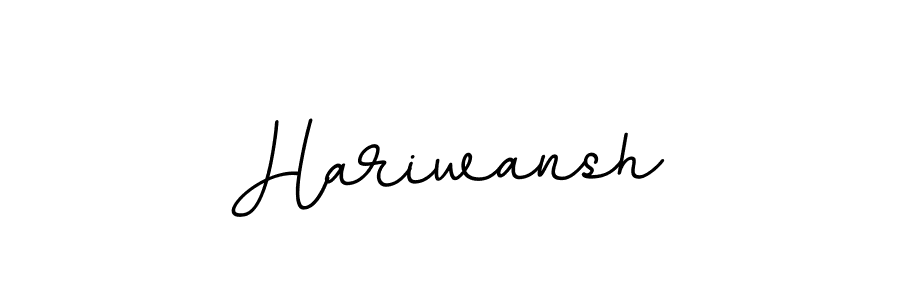 How to make Hariwansh name signature. Use BallpointsItalic-DORy9 style for creating short signs online. This is the latest handwritten sign. Hariwansh signature style 11 images and pictures png