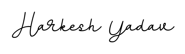 A modern signature idea for name Harkesh Yadav using BallpointsItalic-DORy9 font. Clean strokes and elegant curves make it stand out instantly. Harkesh Yadav signature style 11 images and pictures png