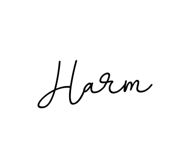 Create a beautiful signature design for name Harm. With this signature (BallpointsItalic-DORy9) fonts, you can make a handwritten signature for free. Harm signature style 11 images and pictures png