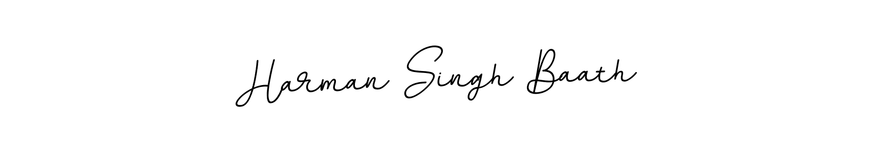 It looks lik you need a new signature style for name Harman Singh Baath. Design unique handwritten (BallpointsItalic-DORy9) signature with our free signature maker in just a few clicks. Harman Singh Baath signature style 11 images and pictures png