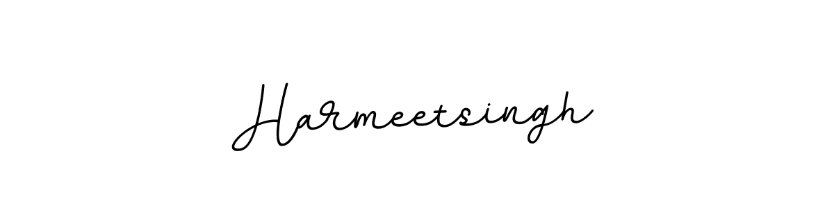 Harmeetsingh stylish signature style. Best Handwritten Sign (BallpointsItalic-DORy9) for my name. Handwritten Signature Collection Ideas for my name Harmeetsingh. Harmeetsingh signature style 11 images and pictures png