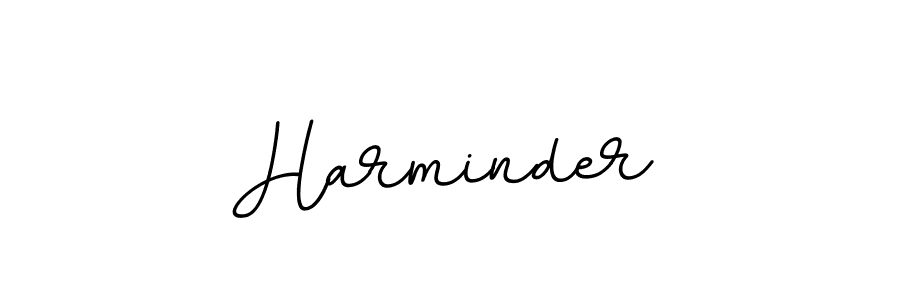 Make a beautiful signature design for name Harminder. With this signature (BallpointsItalic-DORy9) style, you can create a handwritten signature for free. Harminder signature style 11 images and pictures png