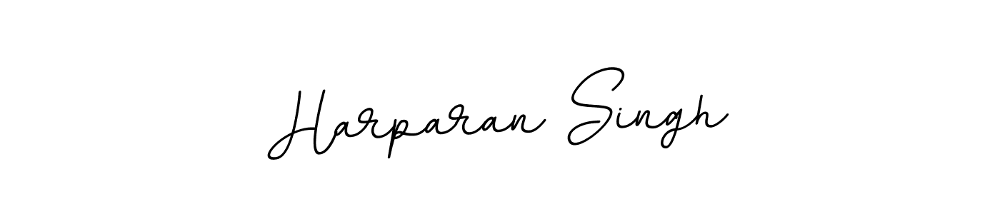 How to make Harparan Singh name signature. Use BallpointsItalic-DORy9 style for creating short signs online. This is the latest handwritten sign. Harparan Singh signature style 11 images and pictures png