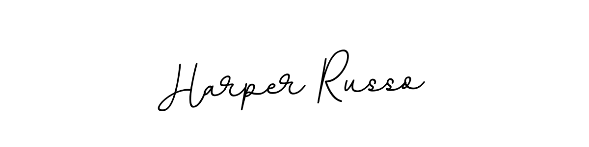 Create a beautiful signature design for name Harper Russo. With this signature (BallpointsItalic-DORy9) fonts, you can make a handwritten signature for free. Harper Russo signature style 11 images and pictures png
