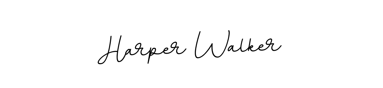 Make a beautiful signature design for name Harper Walker. With this signature (BallpointsItalic-DORy9) style, you can create a handwritten signature for free. Harper Walker signature style 11 images and pictures png