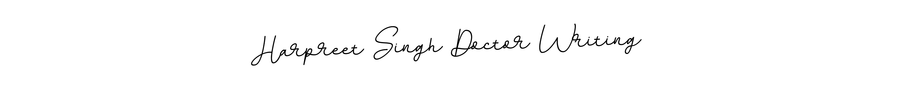 Design your own signature with our free online signature maker. With this signature software, you can create a handwritten (BallpointsItalic-DORy9) signature for name Harpreet Singh Doctor Writing. Harpreet Singh Doctor Writing signature style 11 images and pictures png