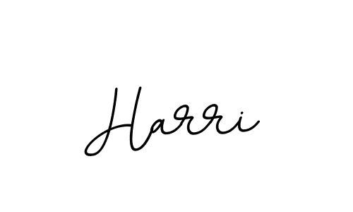 Design your own signature with our free online signature maker. With this signature software, you can create a handwritten (BallpointsItalic-DORy9) signature for name Harri. Harri signature style 11 images and pictures png