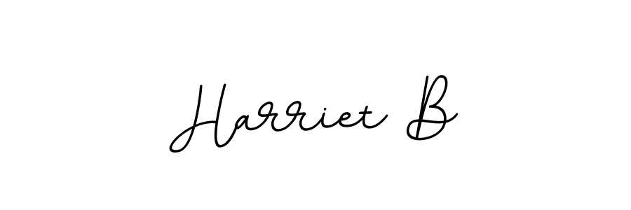 The best way (BallpointsItalic-DORy9) to make a short signature is to pick only two or three words in your name. The name Harriet B include a total of six letters. For converting this name. Harriet B signature style 11 images and pictures png
