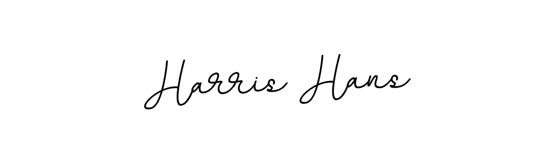 You should practise on your own different ways (BallpointsItalic-DORy9) to write your name (Harris Hans) in signature. don't let someone else do it for you. Harris Hans signature style 11 images and pictures png