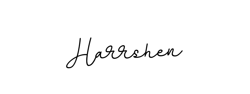 Harrshen stylish signature style. Best Handwritten Sign (BallpointsItalic-DORy9) for my name. Handwritten Signature Collection Ideas for my name Harrshen. Harrshen signature style 11 images and pictures png