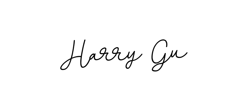 Design your own signature with our free online signature maker. With this signature software, you can create a handwritten (BallpointsItalic-DORy9) signature for name Harry Gu. Harry Gu signature style 11 images and pictures png