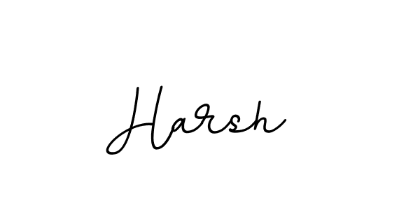 Design your own signature with our free online signature maker. With this signature software, you can create a handwritten (BallpointsItalic-DORy9) signature for name Harsh . Harsh  signature style 11 images and pictures png