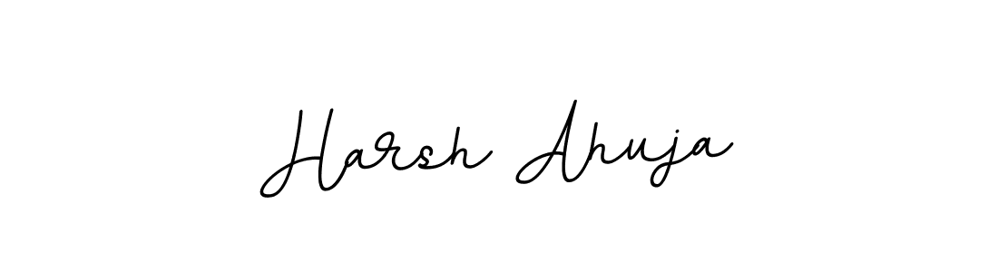 Design your own signature with our free online signature maker. With this signature software, you can create a handwritten (BallpointsItalic-DORy9) signature for name Harsh Ahuja. Harsh Ahuja signature style 11 images and pictures png