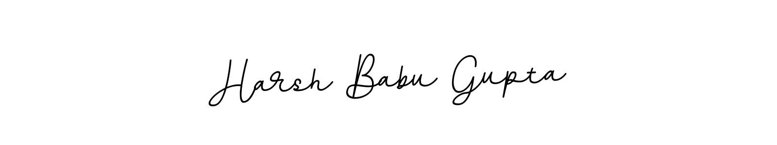 Use a signature maker to create a handwritten signature online. With this signature software, you can design (BallpointsItalic-DORy9) your own signature for name Harsh Babu Gupta. Harsh Babu Gupta signature style 11 images and pictures png