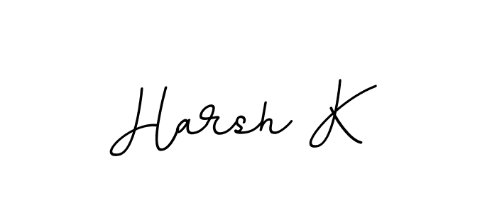 Make a beautiful signature design for name Harsh K. Use this online signature maker to create a handwritten signature for free. Harsh K signature style 11 images and pictures png