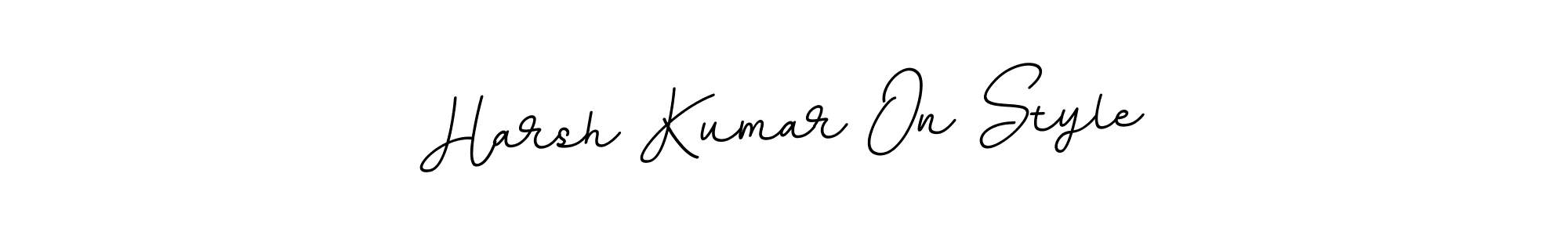 It looks lik you need a new signature style for name Harsh Kumar On Style. Design unique handwritten (BallpointsItalic-DORy9) signature with our free signature maker in just a few clicks. Harsh Kumar On Style signature style 11 images and pictures png