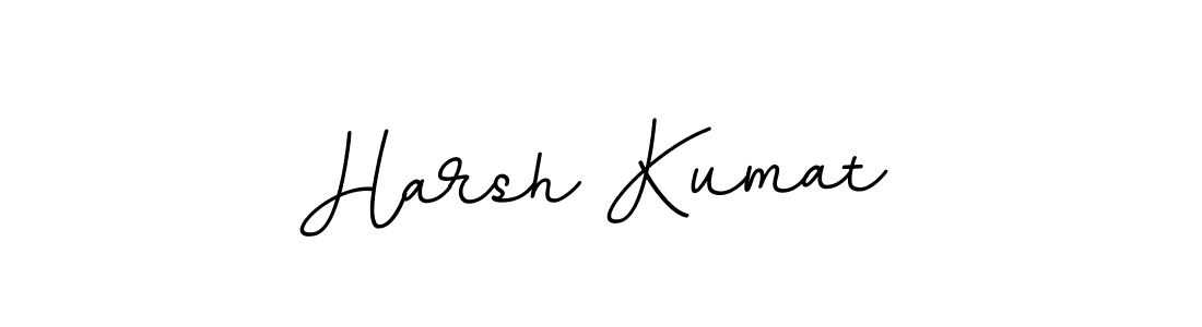 Create a beautiful signature design for name Harsh Kumat. With this signature (BallpointsItalic-DORy9) fonts, you can make a handwritten signature for free. Harsh Kumat signature style 11 images and pictures png