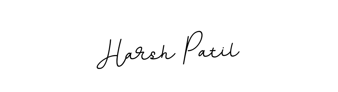 How to make Harsh Patil name signature. Use BallpointsItalic-DORy9 style for creating short signs online. This is the latest handwritten sign. Harsh Patil signature style 11 images and pictures png