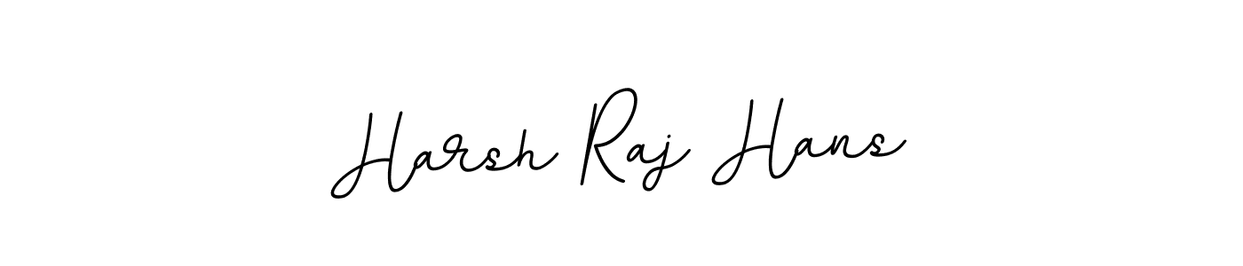 Design your own signature with our free online signature maker. With this signature software, you can create a handwritten (BallpointsItalic-DORy9) signature for name Harsh Raj Hans. Harsh Raj Hans signature style 11 images and pictures png