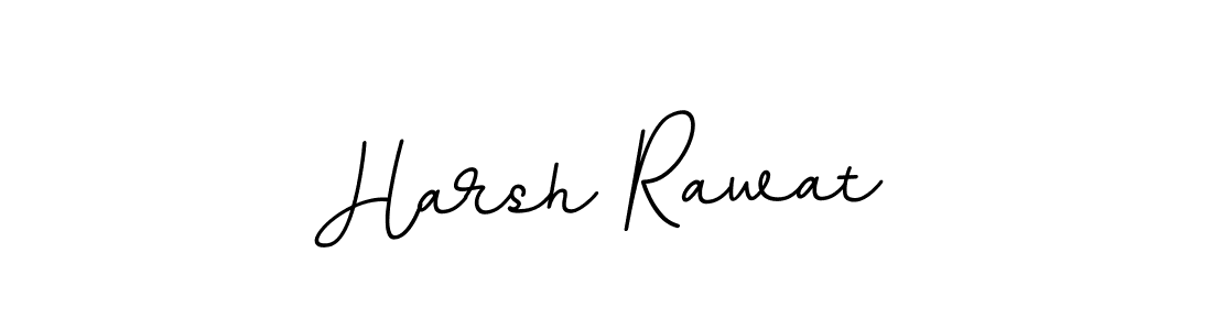 Use a signature maker to create a handwritten signature online. With this signature software, you can design (BallpointsItalic-DORy9) your own signature for name Harsh Rawat. Harsh Rawat signature style 11 images and pictures png