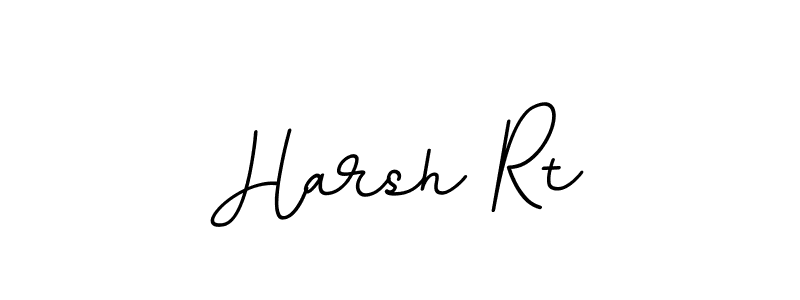 Similarly BallpointsItalic-DORy9 is the best handwritten signature design. Signature creator online .You can use it as an online autograph creator for name Harsh Rt. Harsh Rt signature style 11 images and pictures png