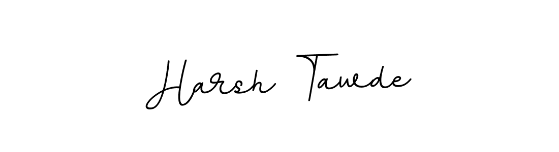 Use a signature maker to create a handwritten signature online. With this signature software, you can design (BallpointsItalic-DORy9) your own signature for name Harsh Tawde. Harsh Tawde signature style 11 images and pictures png