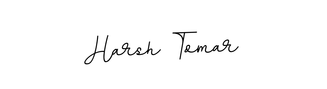 Design your own signature with our free online signature maker. With this signature software, you can create a handwritten (BallpointsItalic-DORy9) signature for name Harsh Tomar. Harsh Tomar signature style 11 images and pictures png