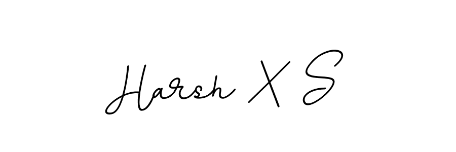 The best way (BallpointsItalic-DORy9) to make a short signature is to pick only two or three words in your name. The name Harsh X S include a total of six letters. For converting this name. Harsh X S signature style 11 images and pictures png