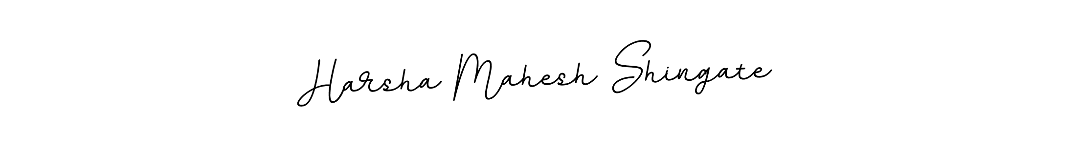 Harsha Mahesh Shingate stylish signature style. Best Handwritten Sign (BallpointsItalic-DORy9) for my name. Handwritten Signature Collection Ideas for my name Harsha Mahesh Shingate. Harsha Mahesh Shingate signature style 11 images and pictures png