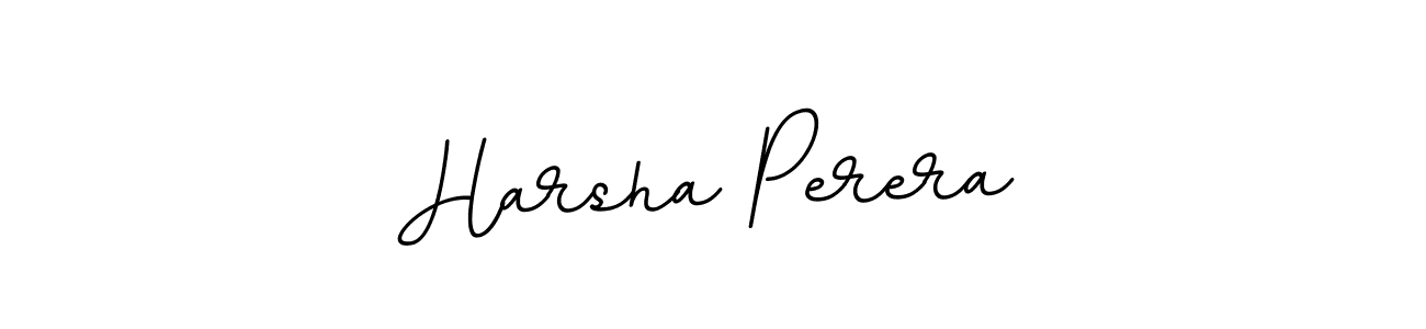 Make a beautiful signature design for name Harsha Perera. With this signature (BallpointsItalic-DORy9) style, you can create a handwritten signature for free. Harsha Perera signature style 11 images and pictures png