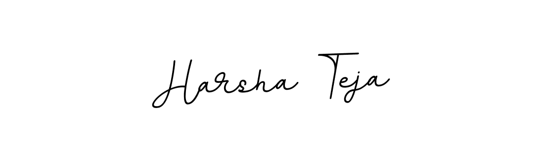 Create a beautiful signature design for name Harsha Teja. With this signature (BallpointsItalic-DORy9) fonts, you can make a handwritten signature for free. Harsha Teja signature style 11 images and pictures png