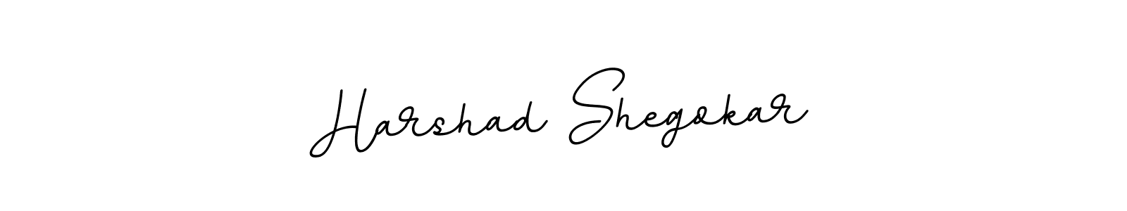 The best way (BallpointsItalic-DORy9) to make a short signature is to pick only two or three words in your name. The name Harshad Shegokar include a total of six letters. For converting this name. Harshad Shegokar signature style 11 images and pictures png