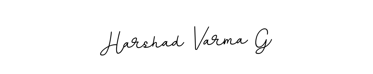 This is the best signature style for the Harshad Varma G name. Also you like these signature font (BallpointsItalic-DORy9). Mix name signature. Harshad Varma G signature style 11 images and pictures png