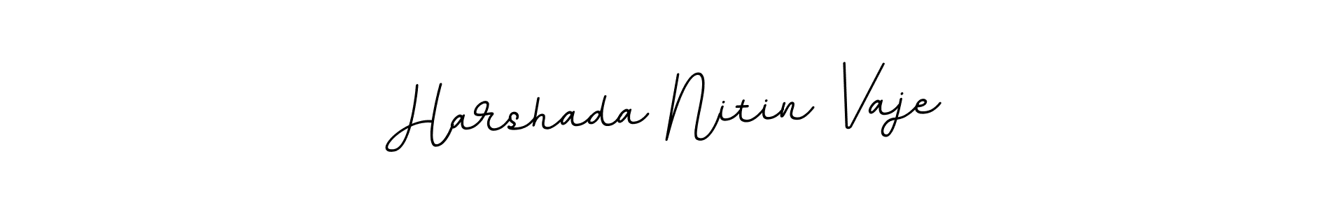 This is the best signature style for the Harshada Nitin Vaje name. Also you like these signature font (BallpointsItalic-DORy9). Mix name signature. Harshada Nitin Vaje signature style 11 images and pictures png