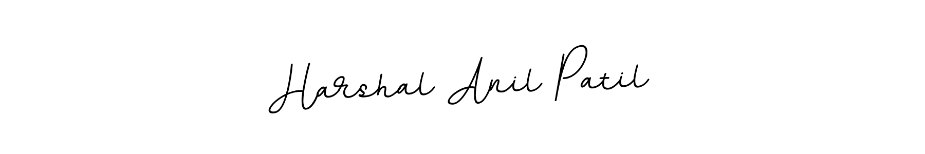 Create a beautiful signature design for name Harshal Anil Patil. With this signature (BallpointsItalic-DORy9) fonts, you can make a handwritten signature for free. Harshal Anil Patil signature style 11 images and pictures png