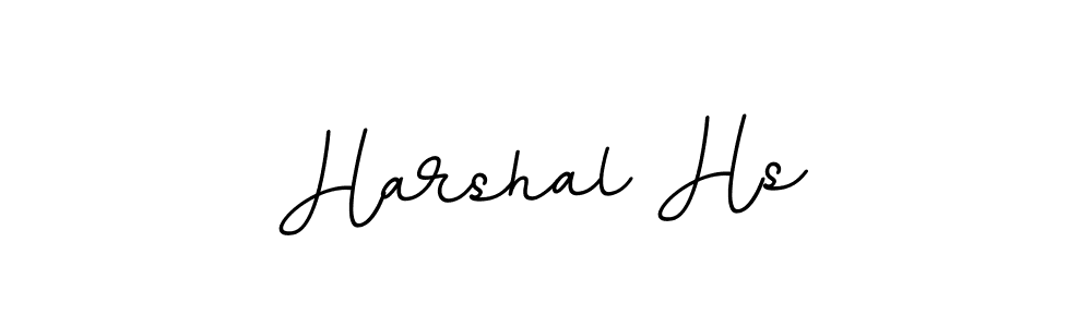 Make a beautiful signature design for name Harshal Hs. Use this online signature maker to create a handwritten signature for free. Harshal Hs signature style 11 images and pictures png
