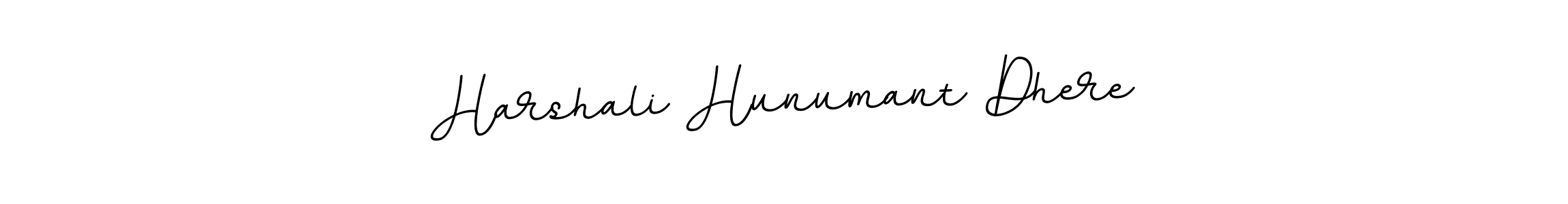 Create a beautiful signature design for name Harshali Hunumant Dhere. With this signature (BallpointsItalic-DORy9) fonts, you can make a handwritten signature for free. Harshali Hunumant Dhere signature style 11 images and pictures png