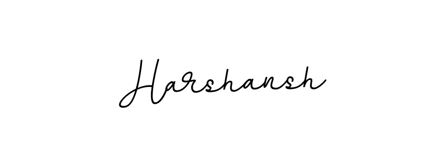 You should practise on your own different ways (BallpointsItalic-DORy9) to write your name (Harshansh) in signature. don't let someone else do it for you. Harshansh signature style 11 images and pictures png