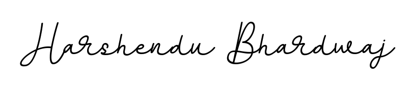 Create a personalized artistic stamp with Harshendu Bhardwaj in BallpointsItalic-DORy9 font. Perfect for visual artists, designers, and influencers. Harshendu Bhardwaj signature style 11 images and pictures png
