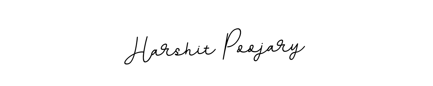 It looks lik you need a new signature style for name Harshit Poojary. Design unique handwritten (BallpointsItalic-DORy9) signature with our free signature maker in just a few clicks. Harshit Poojary signature style 11 images and pictures png