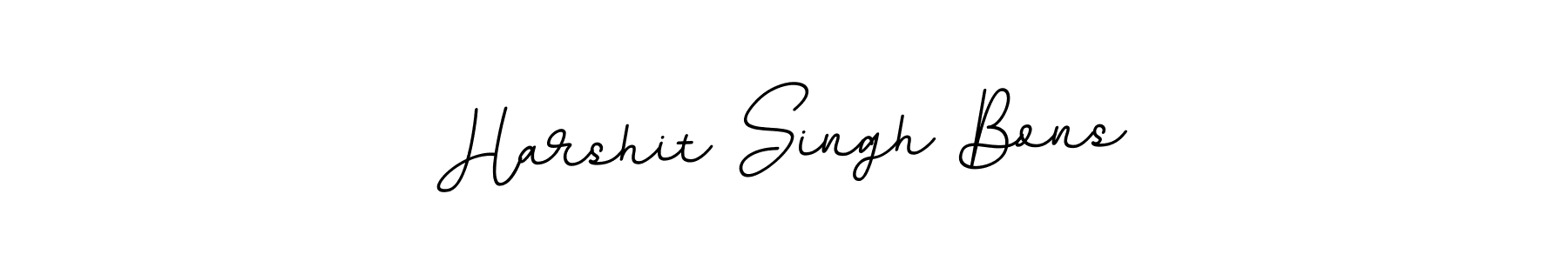 It looks lik you need a new signature style for name Harshit Singh Bons. Design unique handwritten (BallpointsItalic-DORy9) signature with our free signature maker in just a few clicks. Harshit Singh Bons signature style 11 images and pictures png