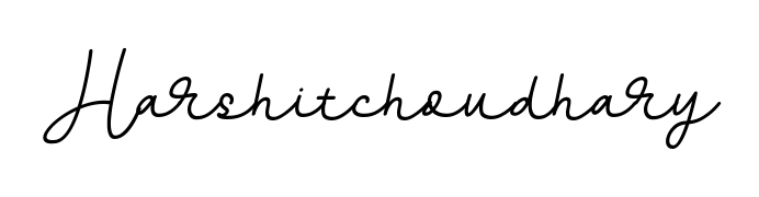 The BallpointsItalic-DORy9 lettering style adds unique flourish to name Harshitchoudhary. Stand out with a custom digital autograph made in seconds. Harshitchoudhary signature style 11 images and pictures png