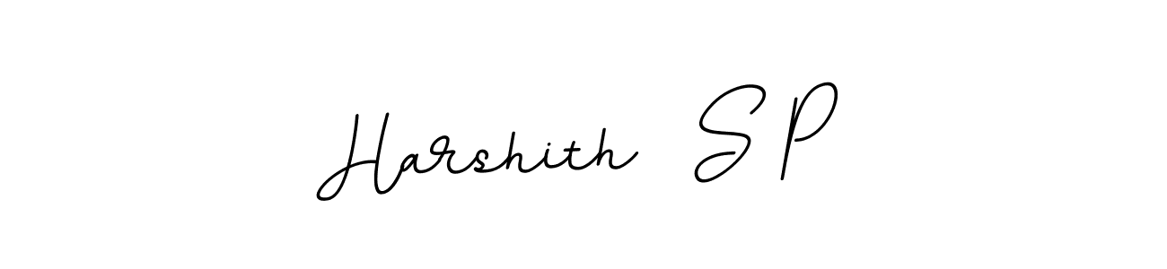 Harshith  S P stylish signature style. Best Handwritten Sign (BallpointsItalic-DORy9) for my name. Handwritten Signature Collection Ideas for my name Harshith  S P. Harshith  S P signature style 11 images and pictures png