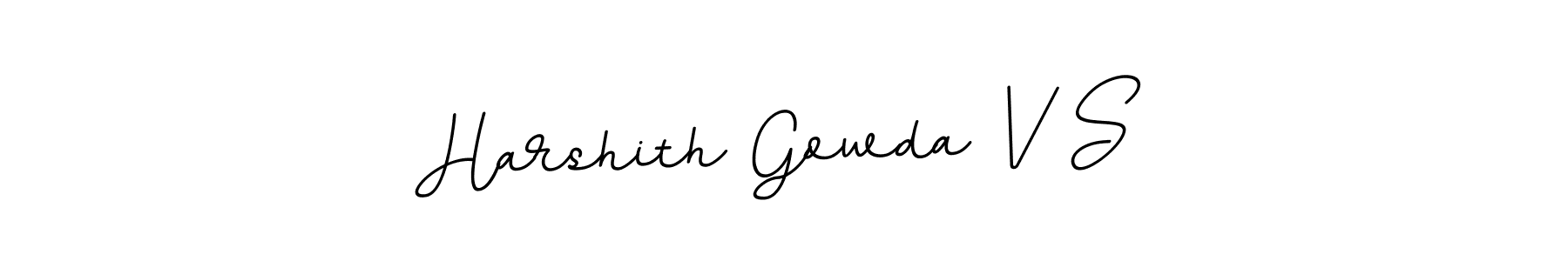 This is the best signature style for the Harshith Gowda V S name. Also you like these signature font (BallpointsItalic-DORy9). Mix name signature. Harshith Gowda V S signature style 11 images and pictures png