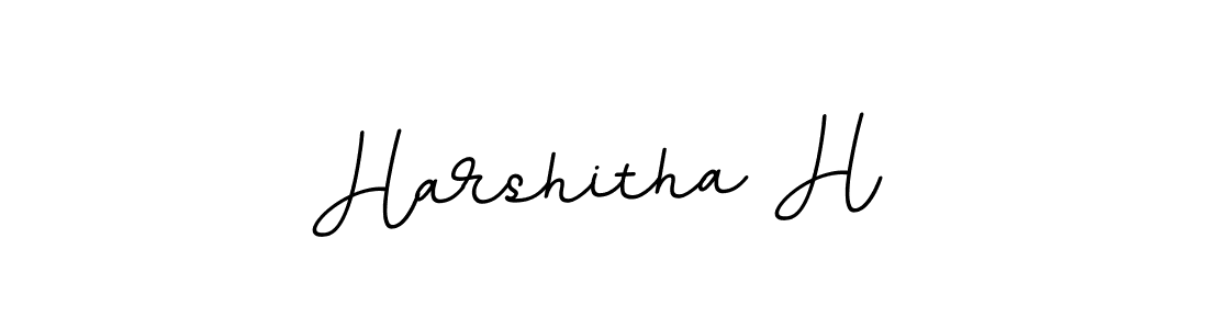 Also we have Harshitha H name is the best signature style. Create professional handwritten signature collection using BallpointsItalic-DORy9 autograph style. Harshitha H signature style 11 images and pictures png